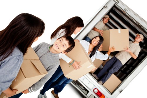 Family preparing for a home move in Scotland