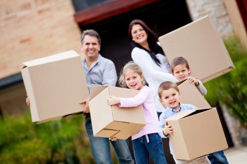 Organized packing process by removal experts